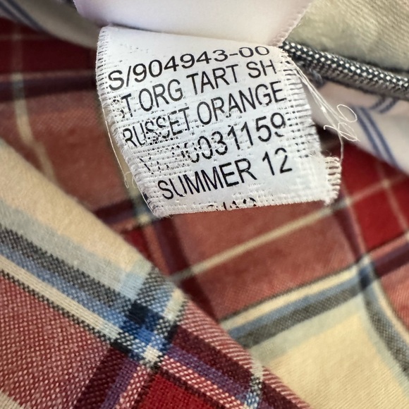 Banana Republic Chino Men's Shorts Size 33 Multi Red Tan Cotton Preowned - Picture 6 of 6